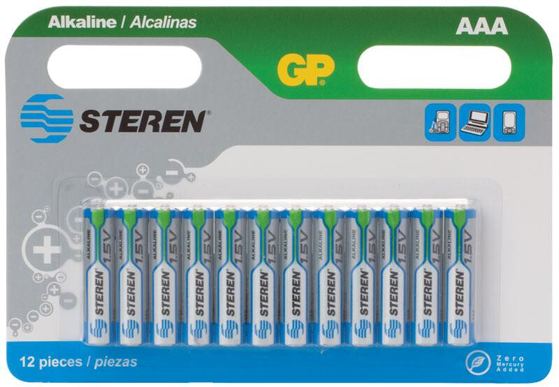 Steren BAT-AAA12 pila de uso doméstico Batería de un solo uso AAA Alcalino