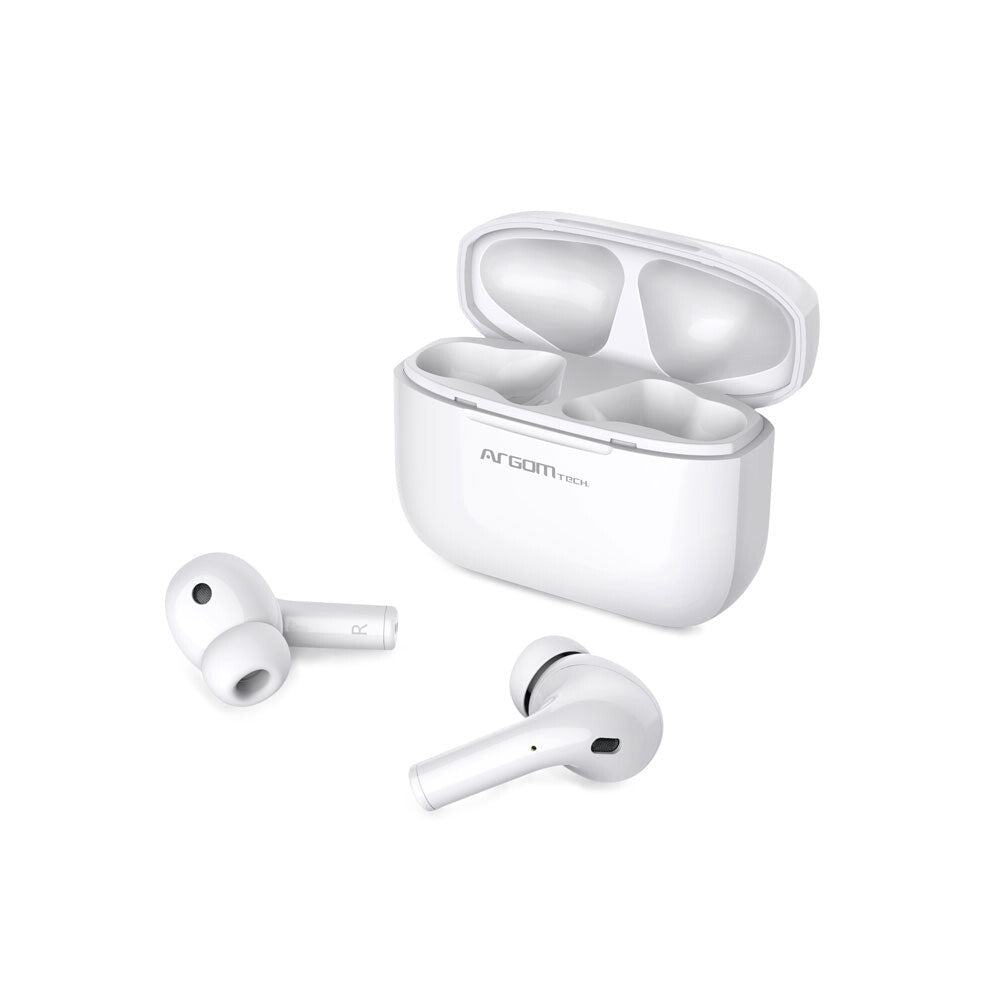 ArgomTech ARG-HS-5070PK audífono y auriculare Auriculares True Wireless Stereo (TWS) Intra auditivo Llamadas/Música Bluetooth Blanco
