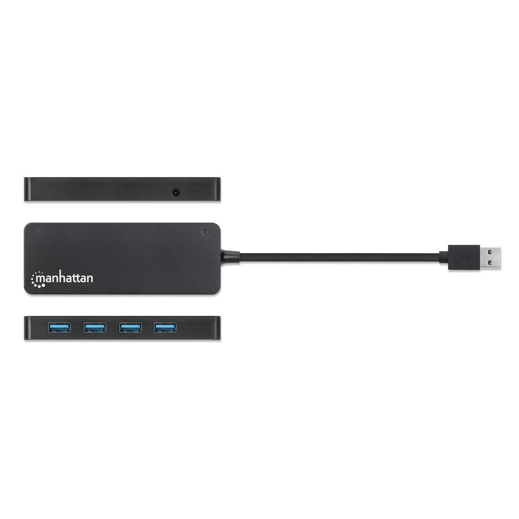 Manhattan Hub USB 3.2 Gen 1 de 4 puertos USB-A