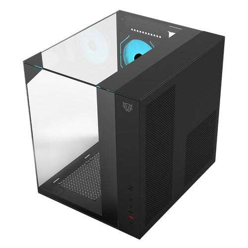 Balam Rush BR-941525 gabinete de computadora Midi Tower Transparente, Negro