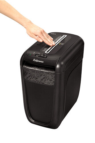 Fellowes Powershred 60Cs trituradora de papel Trituración cruzada 22.9 cm Negro