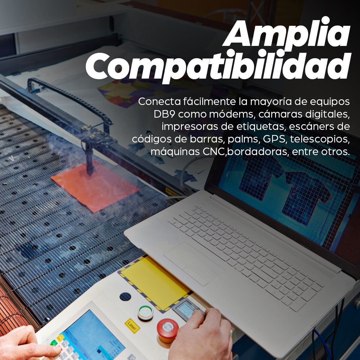 Manhattan Convertidor de USB a Puerto Serial