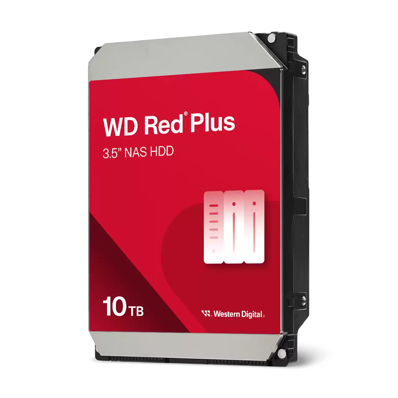 Disco Duro WD Red Plus 10TB para NAS 3.5 SATA III 6 Gbit/s 7200RPM 512MB Caché