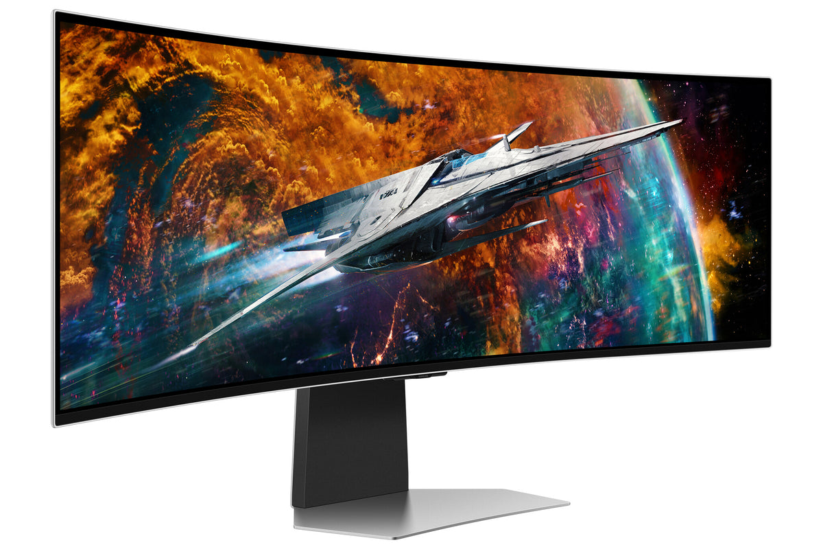 Samsung LS49CG950SLXZX monitor de computadora 124.5 cm (49") 5120 x 1440 Pixeles Dual QHD OLED Plata