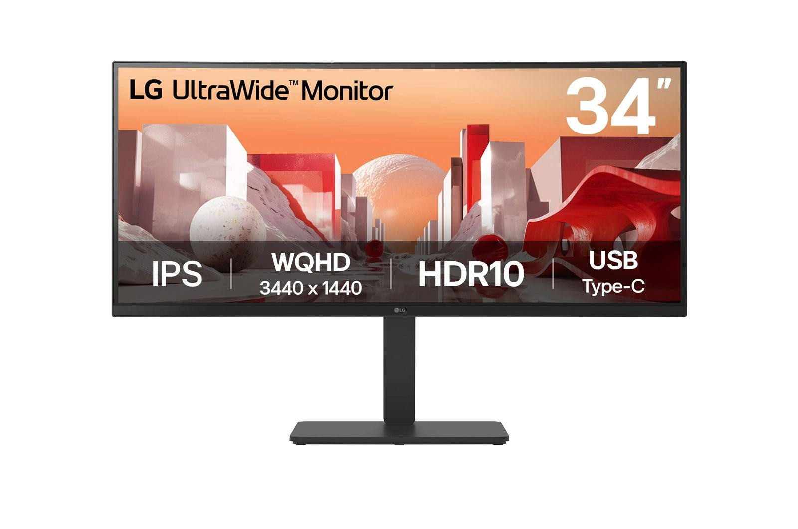 MONITOR PC LG B2B 34BA75QE-B CURVO ULTRAWIDE QHD 34, PANEL IPS,3440X1440,21:09,ALTAVOZ 5WX2,BRILLO 300CD/M2,SRGB 99%,CONTR 1000:1,3800R,60HZ,TR 5MS,HDR10,USB-C,HDMI,DISPLAYPORT,RJ-45,VESA 100X100 MM