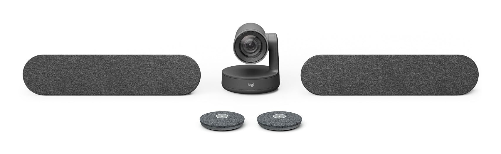 SISTEMA DE VIDEOCONFERENCIA LOGITECH RALLY PLUS ALL IN ONE 4K 30FPS ZOOM 15X HD 2 MIC 2 SPEAKERS IDEAL PARA SALAS GRANDES Y EXTRA GRANDES
