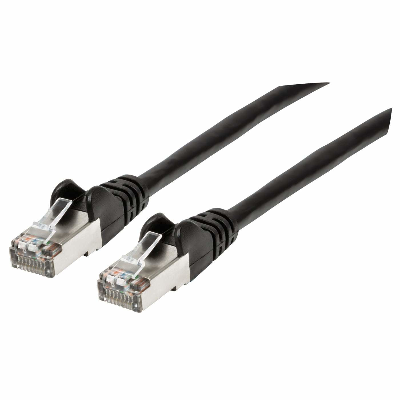CABLE INTELLINET PATCH CAT 6a  7.6M(25.0F) S/FTP NEGRO