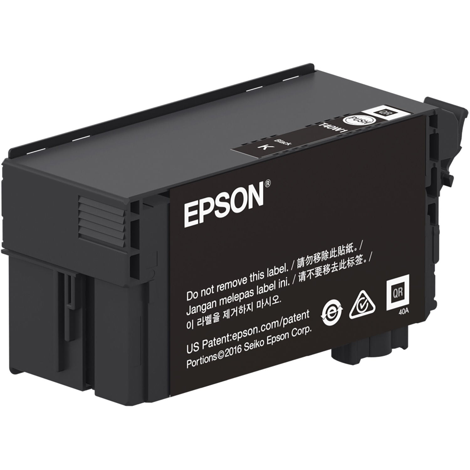 Tinta Epson Ultrachrome SCT3170 80Ml Color Negro Alta Capacidad
