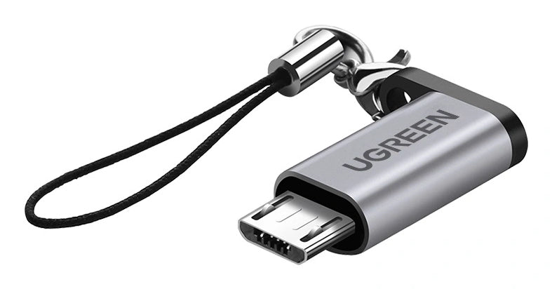 Adaptador USB-C 3.1 a Micro USB | Carga Rápida | FPC/QC2.0 | Sincronización de Datos | Velocidad de Transferencia de hasta 480Mbps | Incluye Cordón | Caja de Aluminio | Múltiples Protecciones | Amplia Compatibilidad.