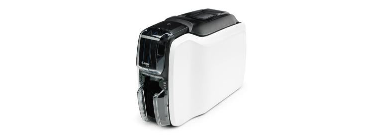 Impresora Zebra de tarjetas ZC100 a una Cara Cable Estadounidense Usb y Controlador de Windows