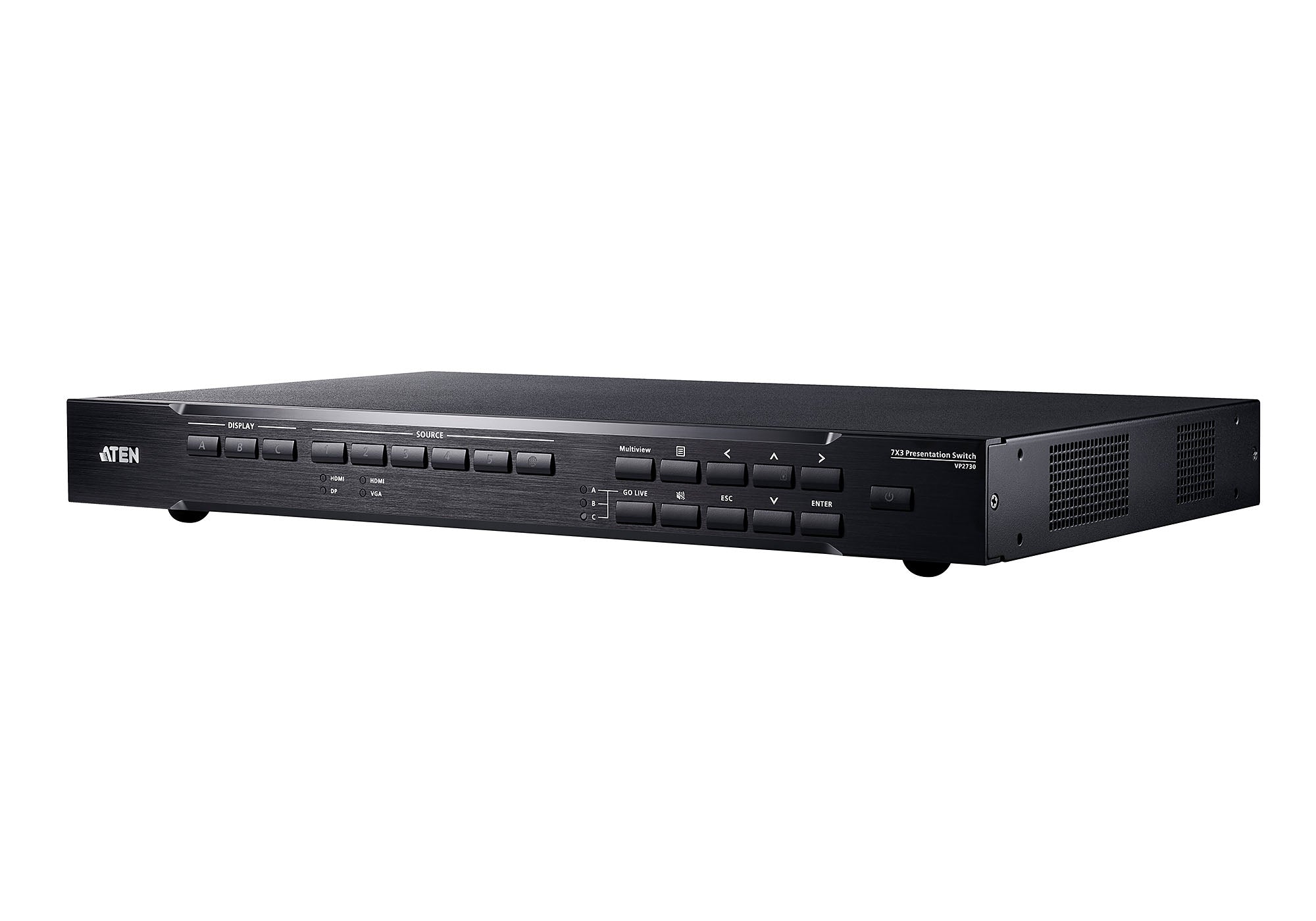 SWITCH MATRICIAL 7X3 | CON ESCALADOR DE VIDEO | STREAMING | MEZCLADOR DE AUDIO | HDBaseT | Receptor de IR