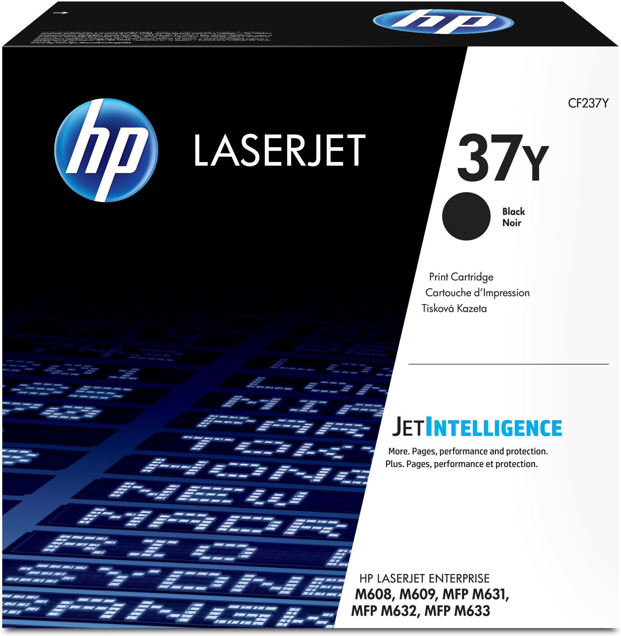 HP Cartucho de tóner negro original LaserJet 37Y de extra alto rendimiento
