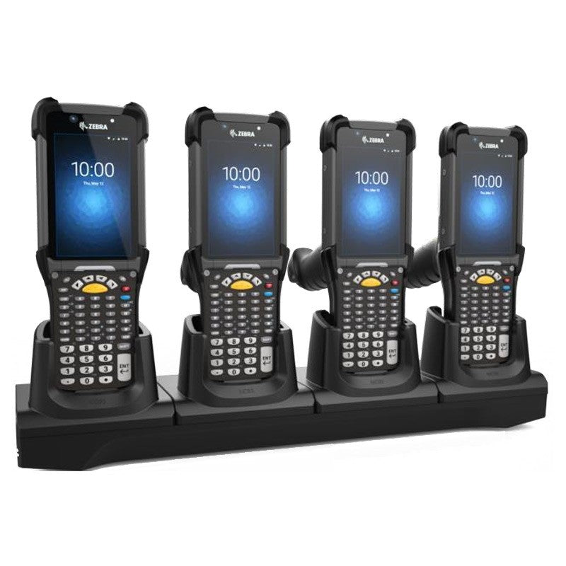 Zebra 4-Slot Battery Charger Requires Level VI Power Supply PWR-BGA12V108W0WW DC Cable CBL-DC