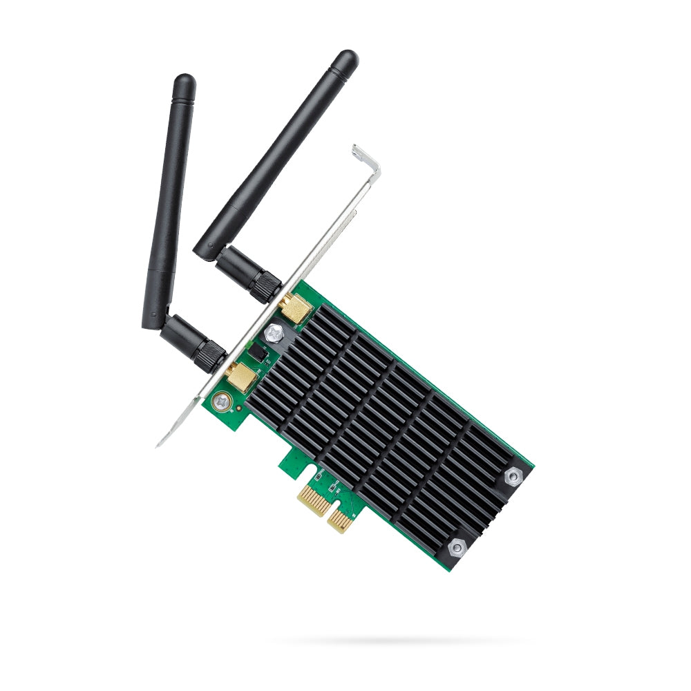 Adaptador  PCI inalámbrico doble banda AC 1200 Mbps / Antena de alta ganancia / Tecnología MU-MUMO 2X2 / Soporte de perfil bajo y Altura completa
