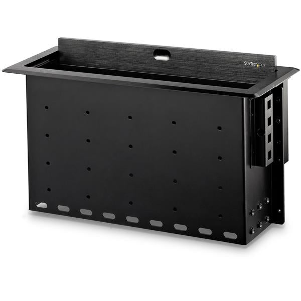 GABINETE DE CONECTIVIDAD DE MESA DE JUNTAS DE DOS MóDULOS CON ADMINISTRACIóN DE CABLEADO