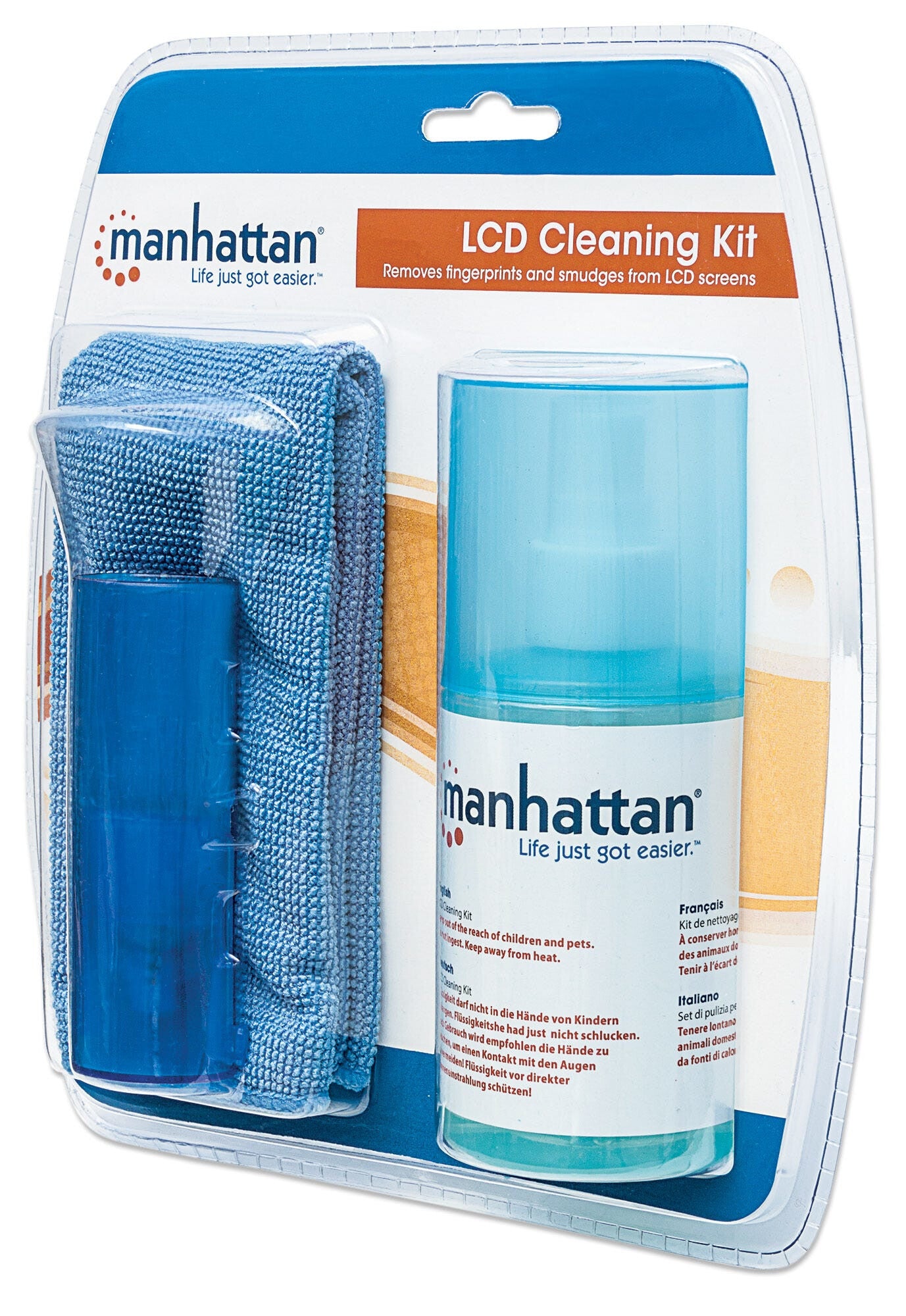 Manhattan Equipo para Limpieza de Pantallas LCD