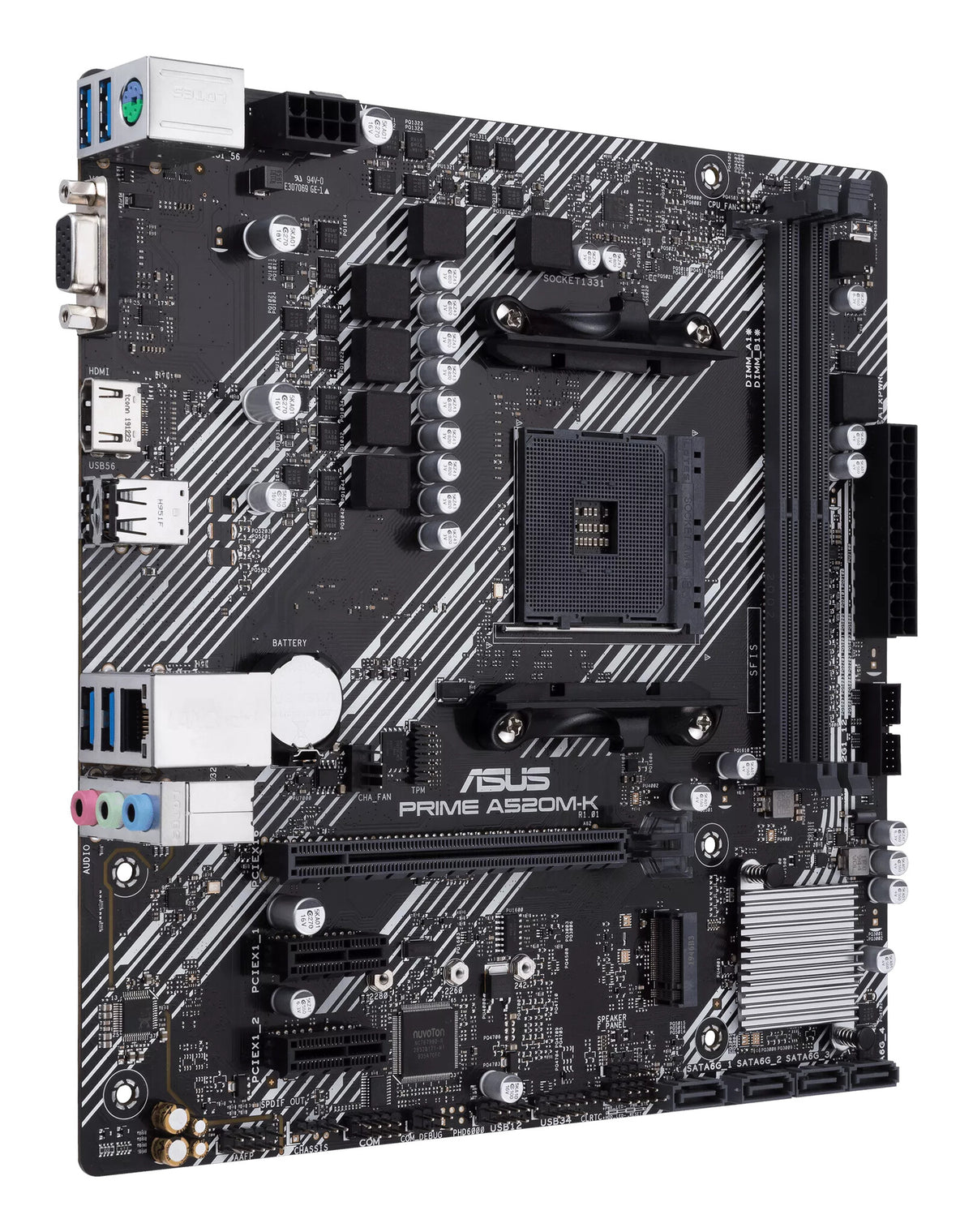 ASUS PRIME A520M-K/CSM placa base AMD A520 Enchufe AM4 Micro ATX