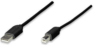 Manhattan USB A-B Economy Cable 1.8m Black
