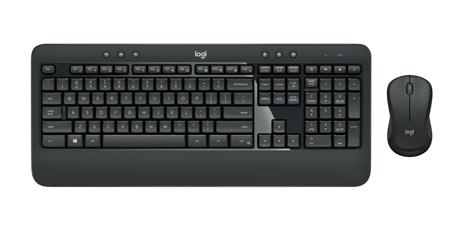Logitech Advanced MK540 Wireless Keyboard and Mouse USB Black