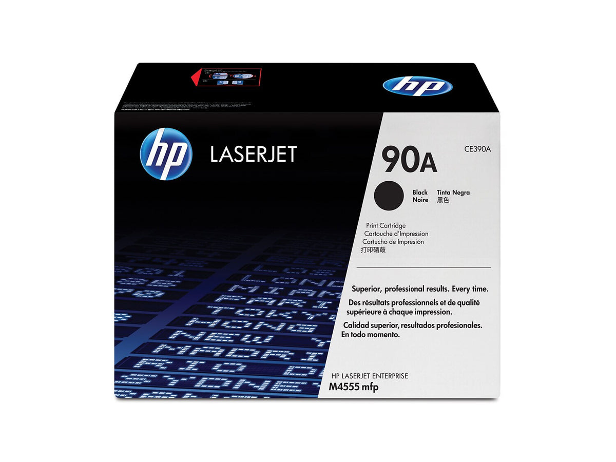 HP Cartucho original de tóner negro 90A LaserJet