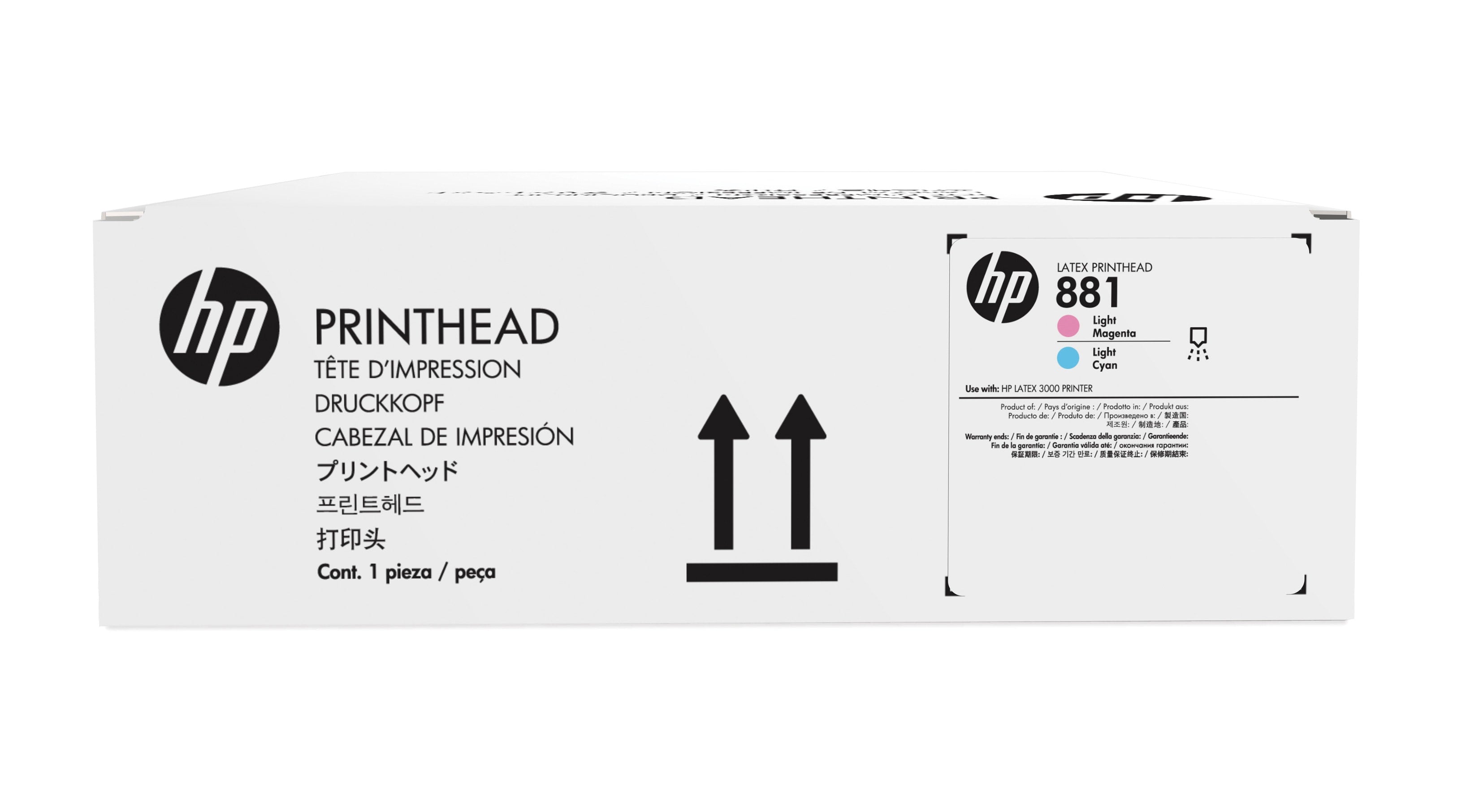 Cabezal HP 881 Latex Color Magenta Claro/Cian claro
