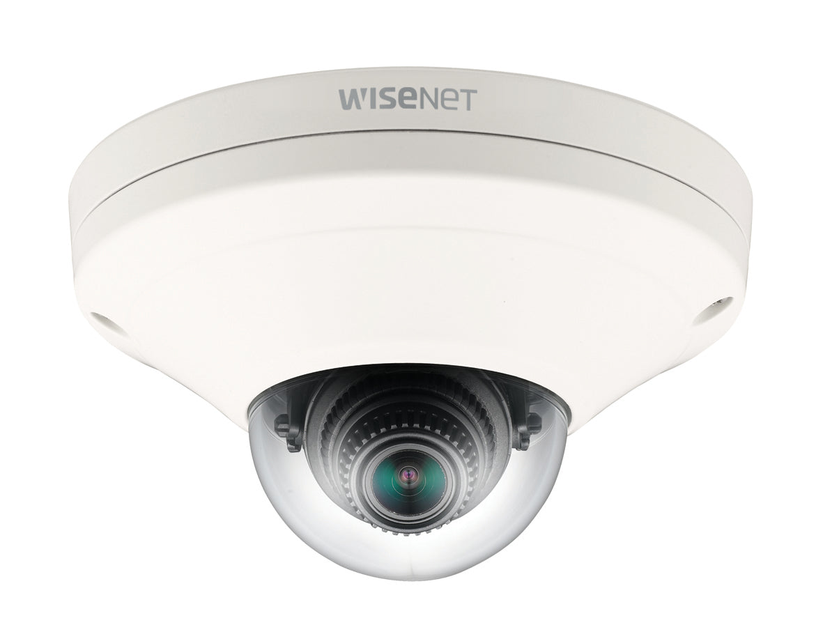 Cámara IP Mini Domo Exterior Antivandálico 2MP / Lente 2.8mm / WDR 150db / H.265 & WiseStream / Conteo de Personas / Video Analíticos Avanzados