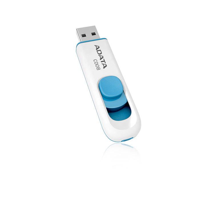 Adata C008 64GB 2.0 White-Blue USB Flash Drive
