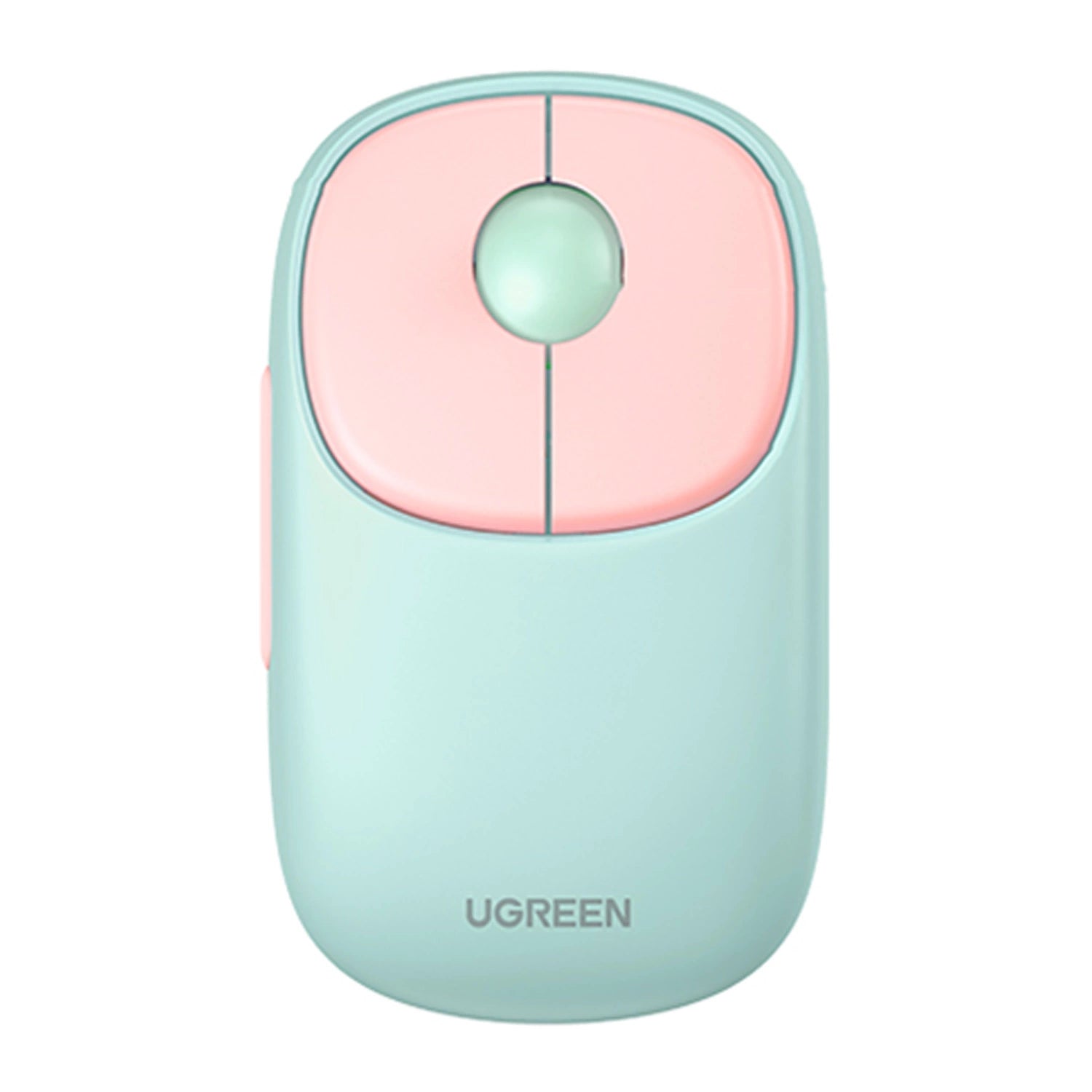 Mouse Inalámbrico FUN | Recargable| 2.4G & Bluetooth | 4 Niveles de DPI | Silencioso | Ergonómico | 5 Botones | Compatible con Windows, macOS 10.5, Android iOS Linux y Chrome OS | Color Rosa.