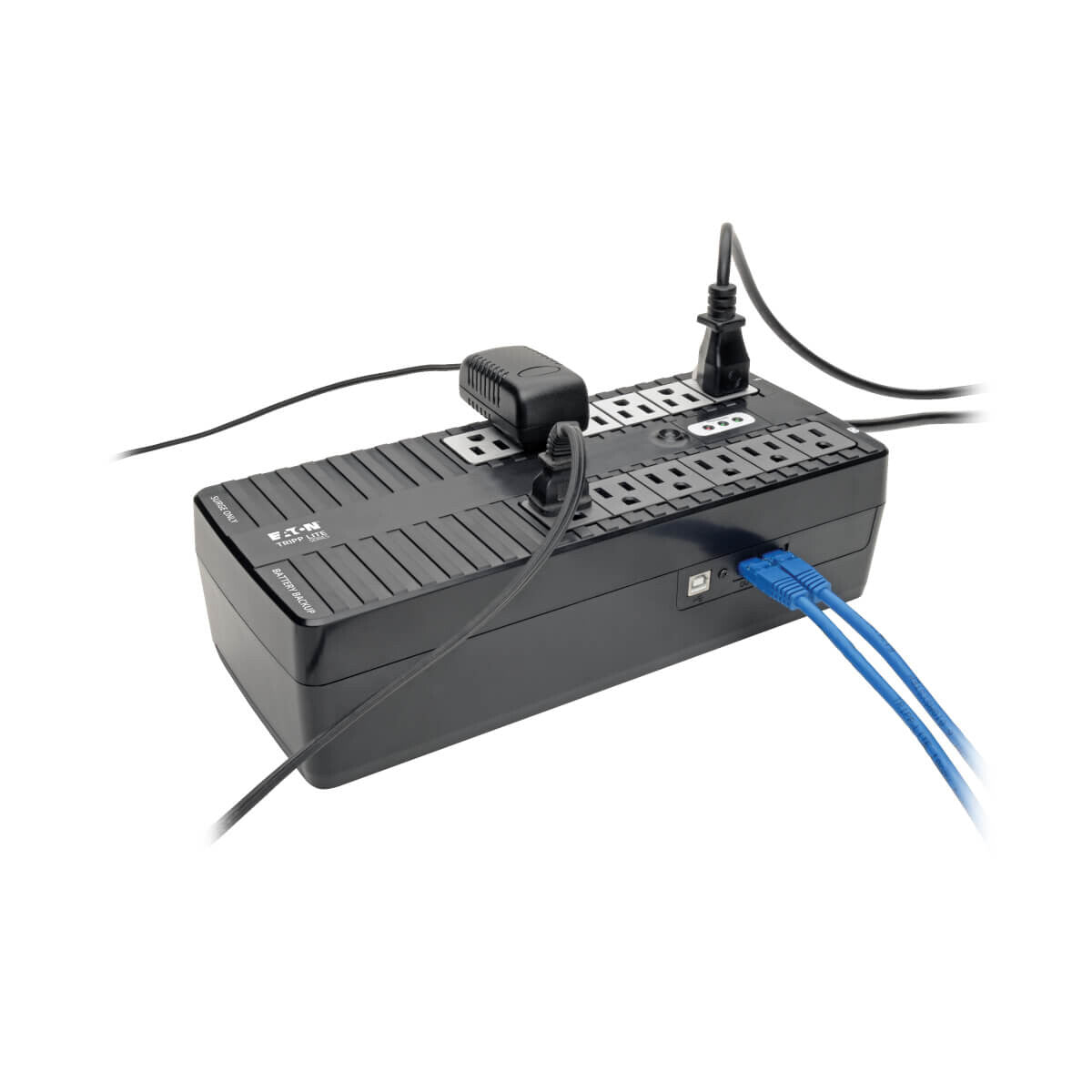 Tripp Lite INTERNET900U UPS Standby de 900VA 480W - 12 Tomacorrientes NEMA 5-15R, 120V, 50Hz / 60Hz, Clavija 5-15P, ENERGY STAR, Instalación en Pared o Escritorio
