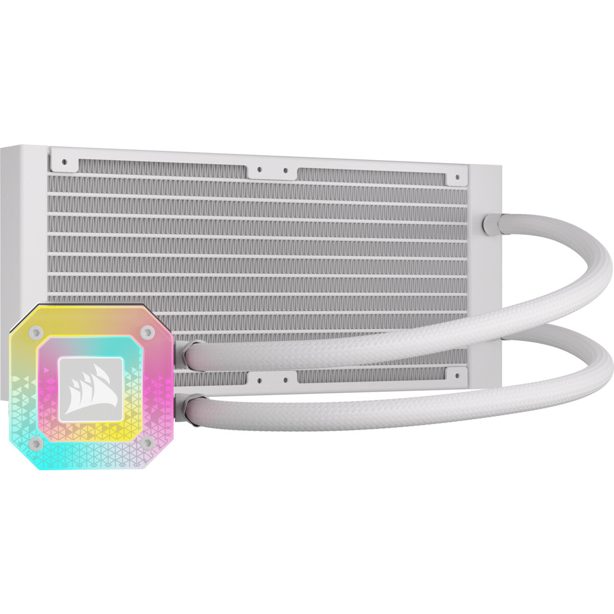 Corsair CW-9060072-WW sistema de refrigeración de computadora Procesador Refrigerador de líquidos todo en uno 12 cm Blanco 1 pieza(s)