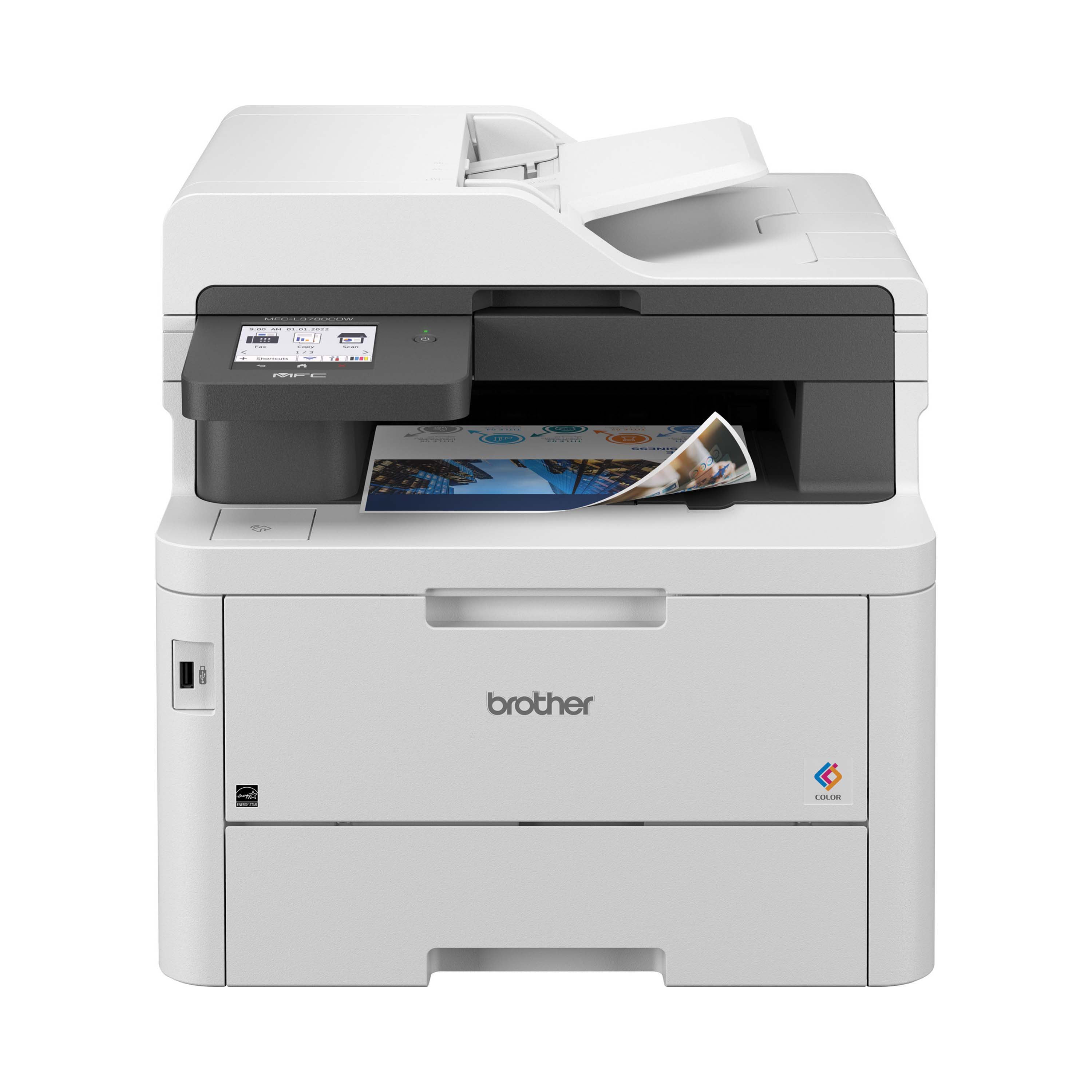 Brother MFCL3780CDW Multifunction LED Color Laser Duplex Monthly Duty Cycle 50000 Pages 2400x600 dpi USB