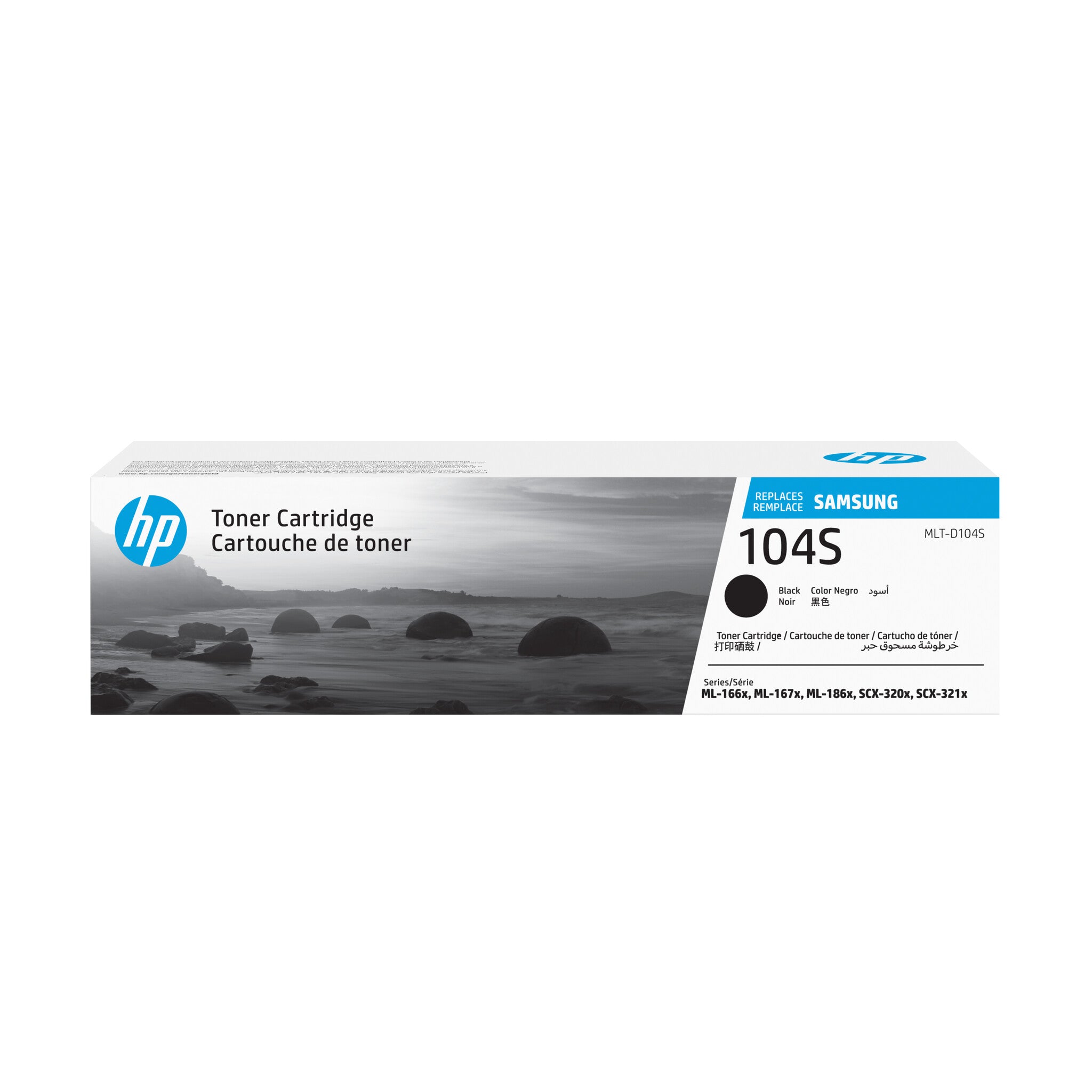 Samsung Cartucho de tinta original HP MLT-D104S, negro