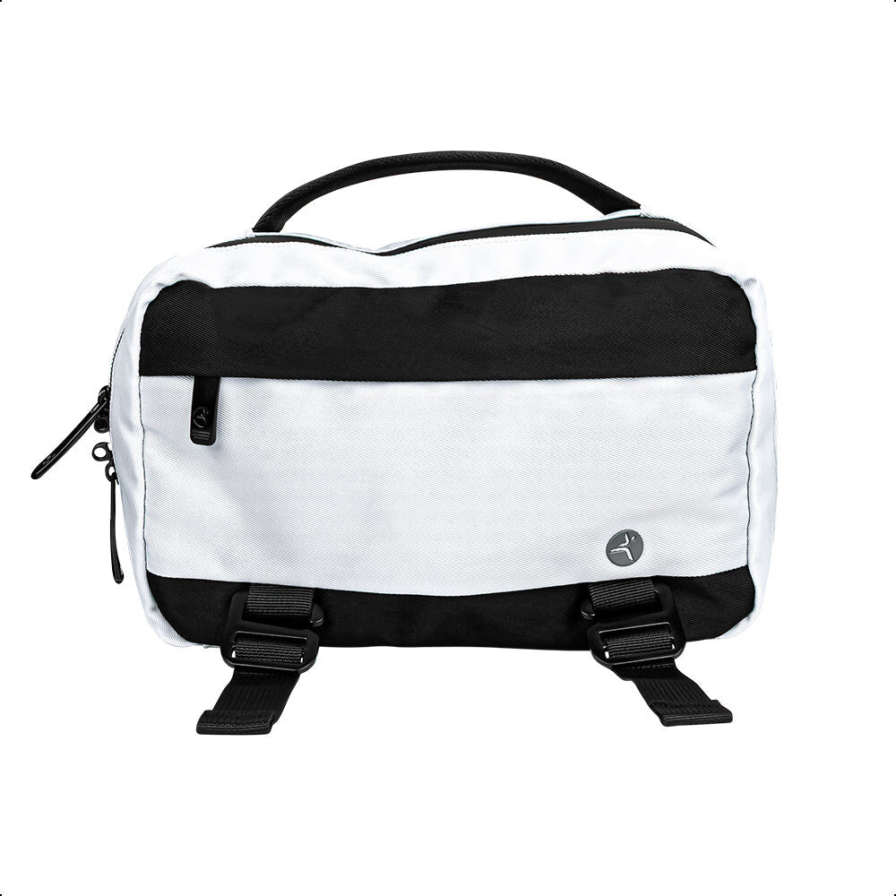 TechZone TZFND06-B bolsa de mano y de hombro Poliéster Negro, Gris Unisex