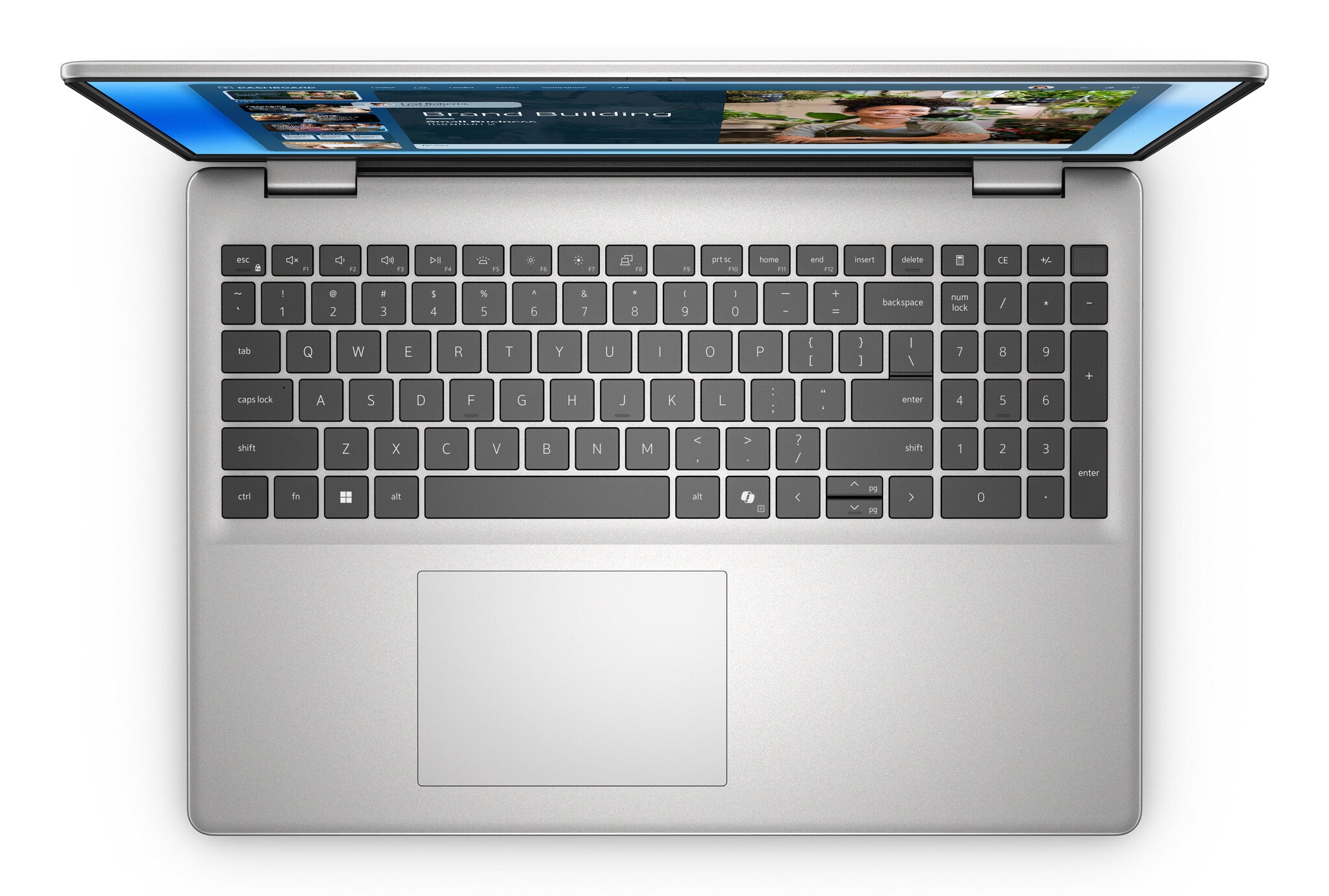 DELL DC16251 Intel Core 7 150U Computadora portátil 40.6 cm (16") Pantalla táctil Full HD+ 16 GB DDR5-SDRAM 1 TB SSD Wi-Fi 6E (802.11ax) Windows 11 Home Español Plata
