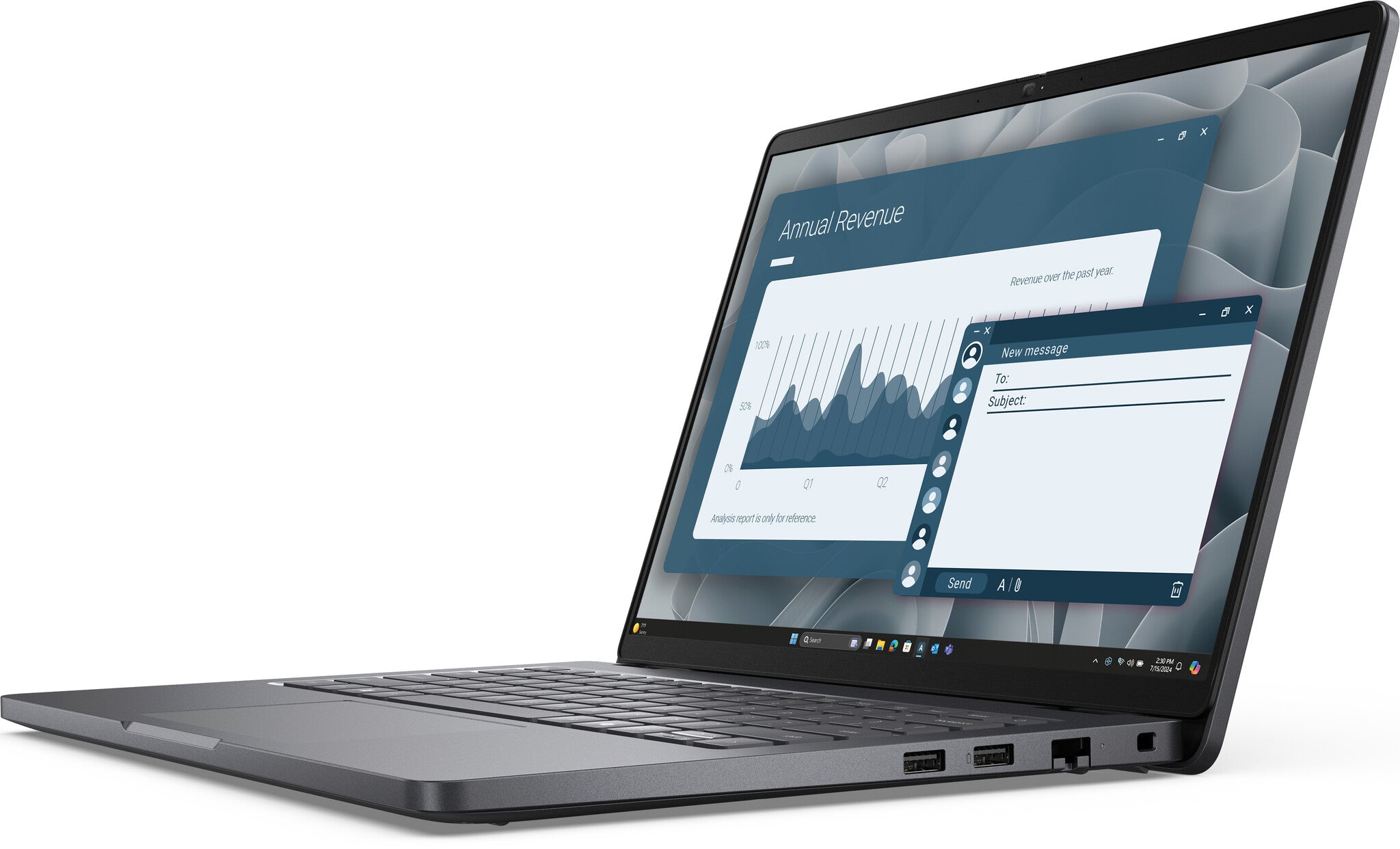 DELL Pro 14 PC14255 AMD Ryzen™ 5 PRO 230 Computadora portátil 35.6 cm (14") Full HD+ 16 GB DDR5-SDRAM 512 GB SSD Wi-Fi 6E (802.11ax) Windows 11 Pro Español Negro