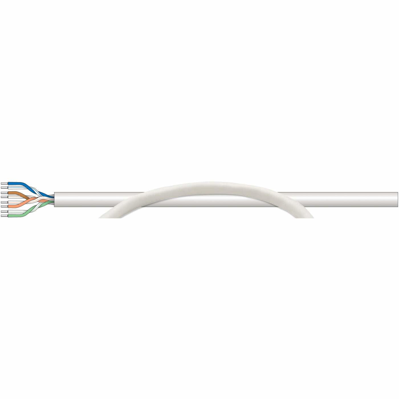 Intellinet BOBINA CABLE UTP DE RED CAT6 CCA ROLLO 305M SOLIDA GRIS, PyME