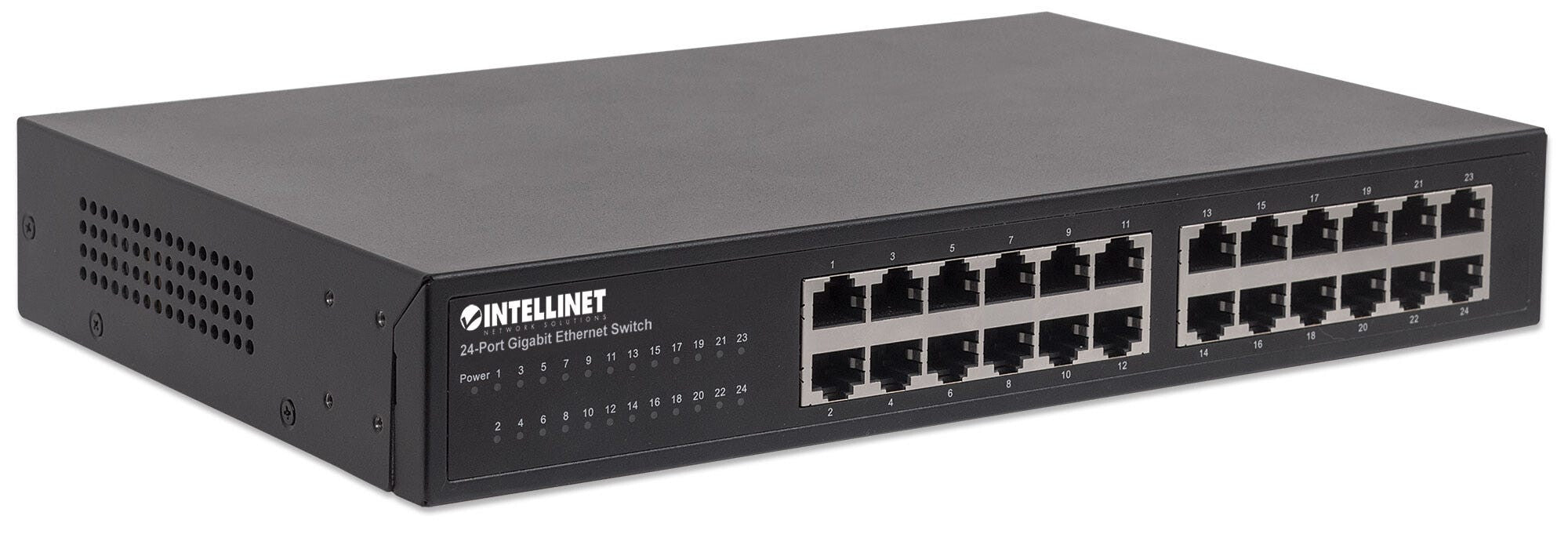 Intellinet 561273 dispositivo de redes Gigabit Ethernet (10/100/1000) Negro