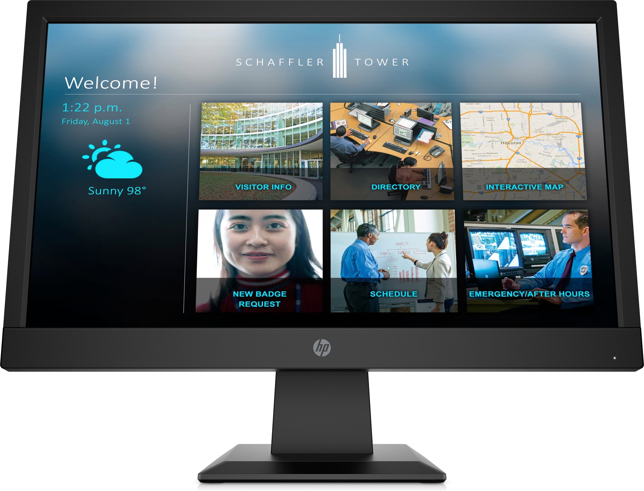 HP P19b G4 Monitor monitor de computadora 47 cm (18.5") 1366 x 768 Pixeles WXGA LED Negro