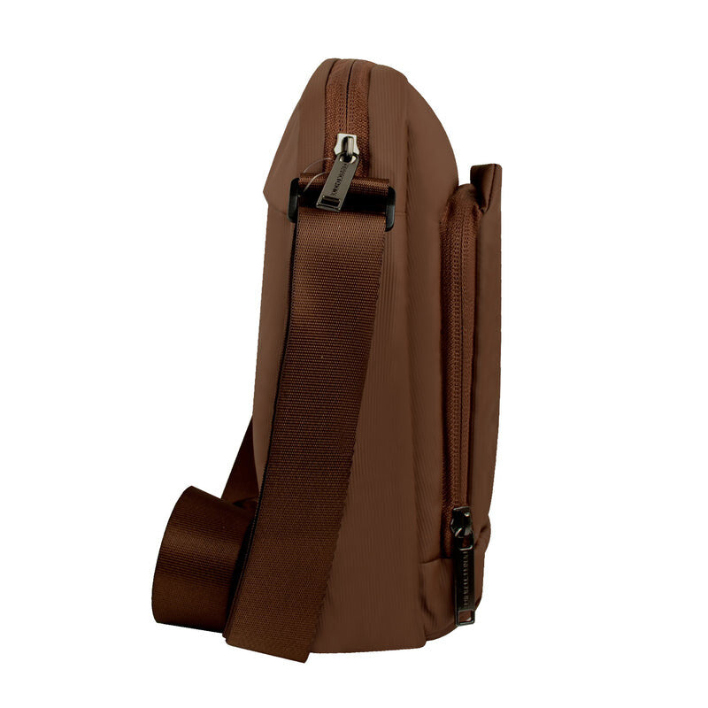 Perfect Choice PC-085034 bolsa de mano y de hombro Poliéster Café Unisex Bolsa de hombro