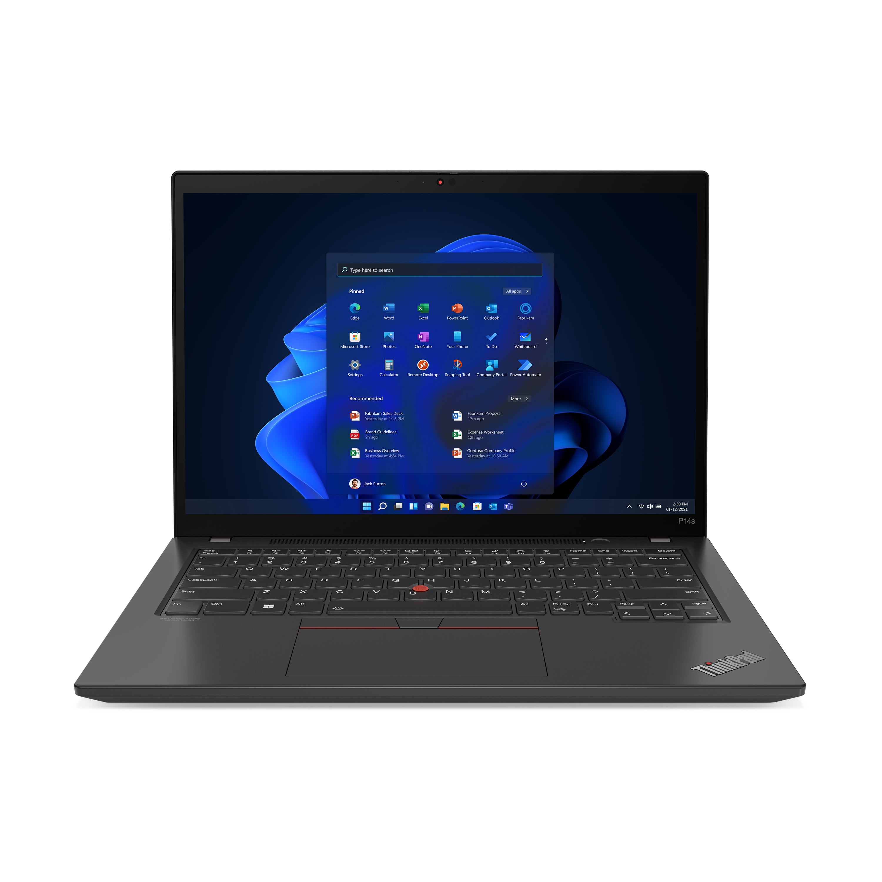 Workstation Lenovo(D90) Thinkpad P14s G4 14" Intel Core i7-1360P Disco duro 512GB SSD Ram 16GB Windows 11 Pro Color Negr