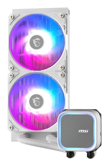 MSI MAG Coreliquid A13 240 WHITE Placa base, Procesador Refrigerador de líquidos todo en uno 12 cm Blanco 1 pieza(s)