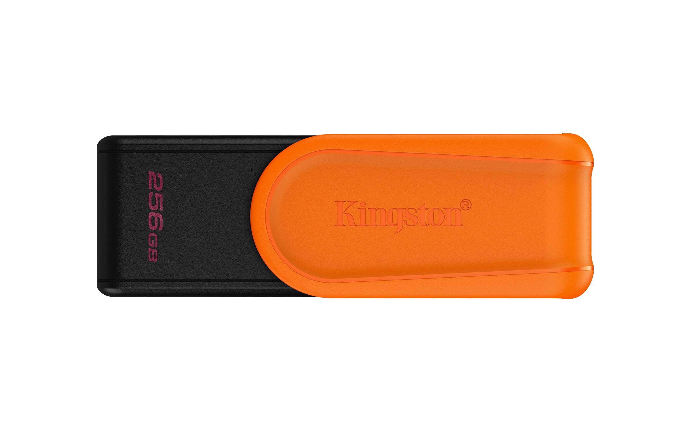 MEMORIA FLASH USB KINGSTON DATA TRAVELER EXODIA S 256GB GEN 1 3.2 TIPO A C/TAPA GIRATORIA NEGRO+NARANJA DTXS/256GB