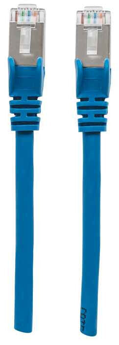 Intellinet Cable de Red Cat6a S/FTP, 30 cm, Azul