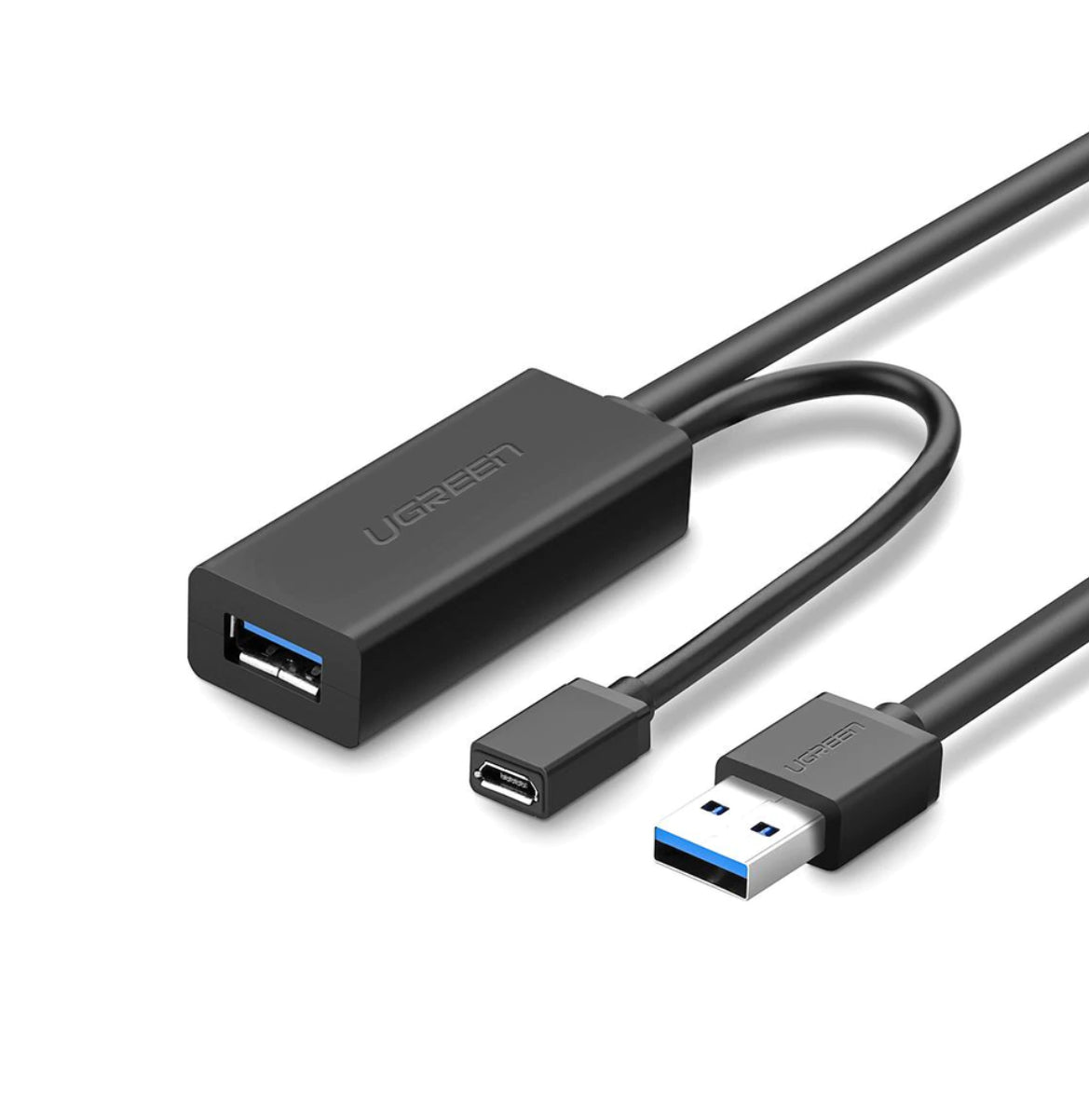 Cable de Extensión Activo USB 3.0 con puerto de alimentación Micro USB / 5 Metros / USB 3.0 a 5Gbps / No requiere controlador / Ideal para impresoras, consolas , Webcam, etc.