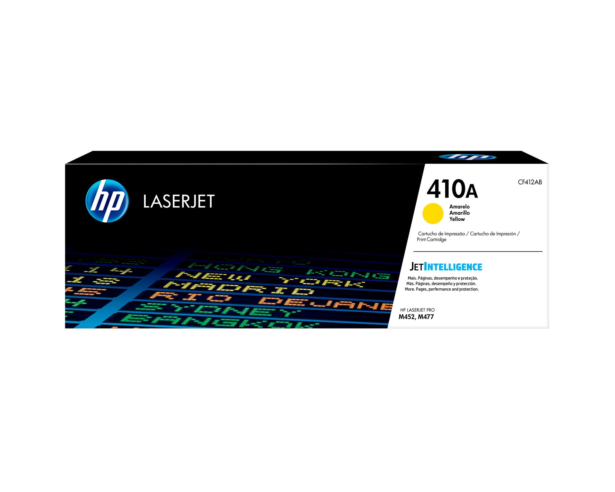 HP Cartucho de tóner original LaserJet 410A amarillo