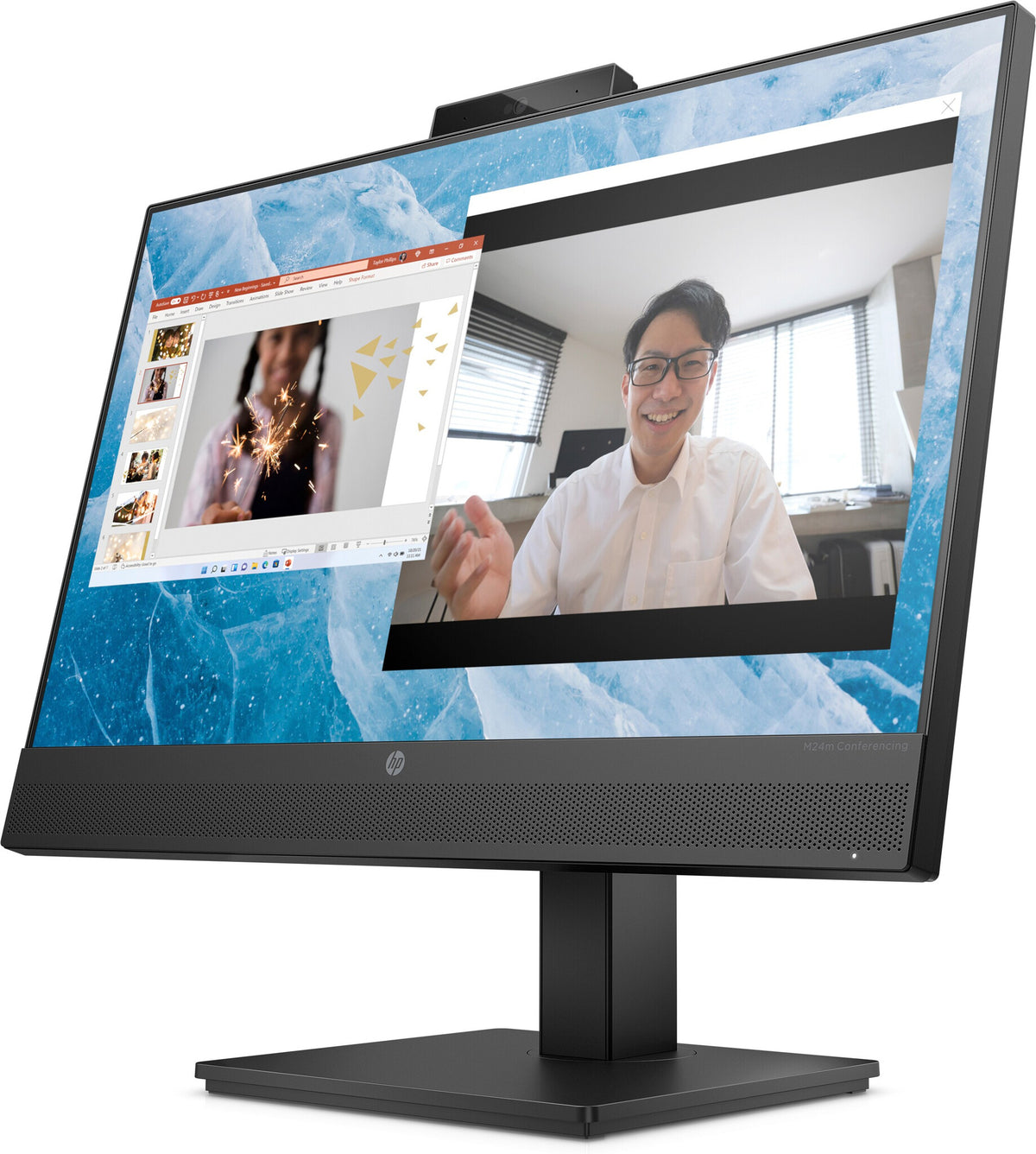 HP Monitor M24m para conferencias