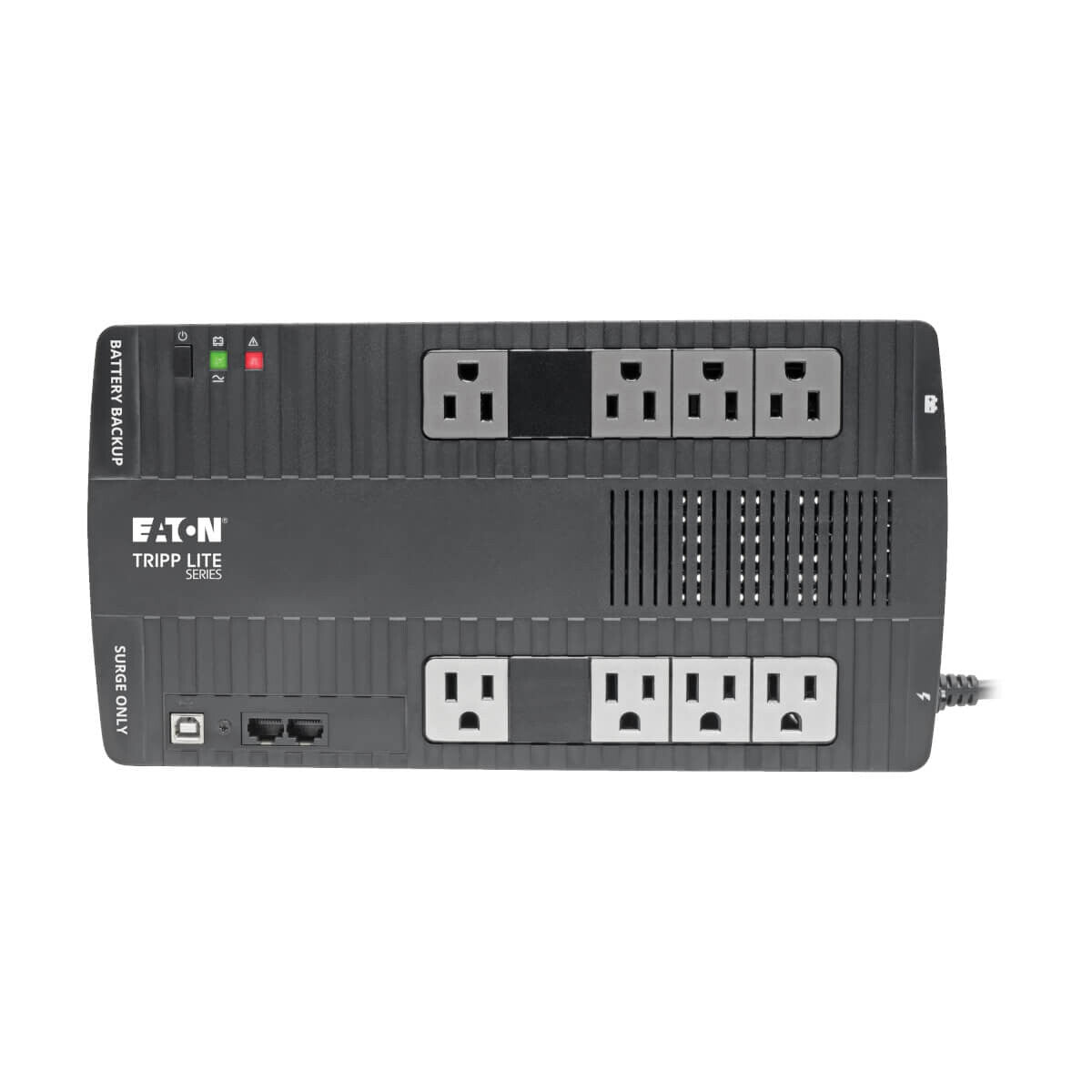 Tripp Lite AVR700U UPS Interactivo de 700VA 350W - 8 Tomacorrientes NEMA 5-15R, AVR, 120V, 50Hz / 60Hz, USB, Instalación en pared o escritorio