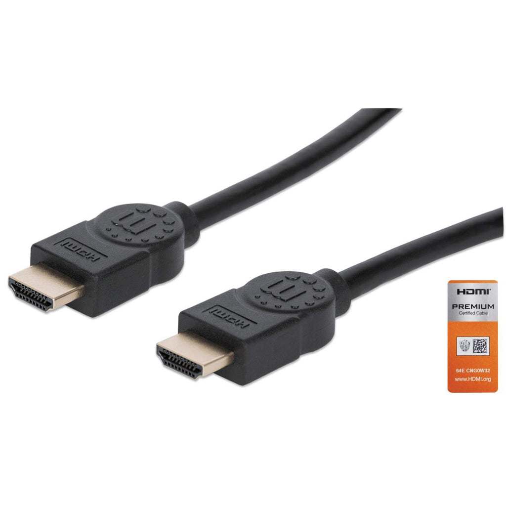 Manhattan High-Speed HDMI Cable with Ethernet Channel Premium 5m Black