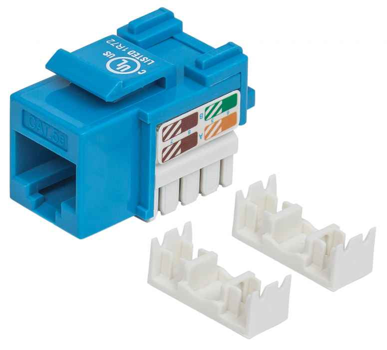 Jack Intellinet Cat 5e de Impacto(Keystone) Color Azul
