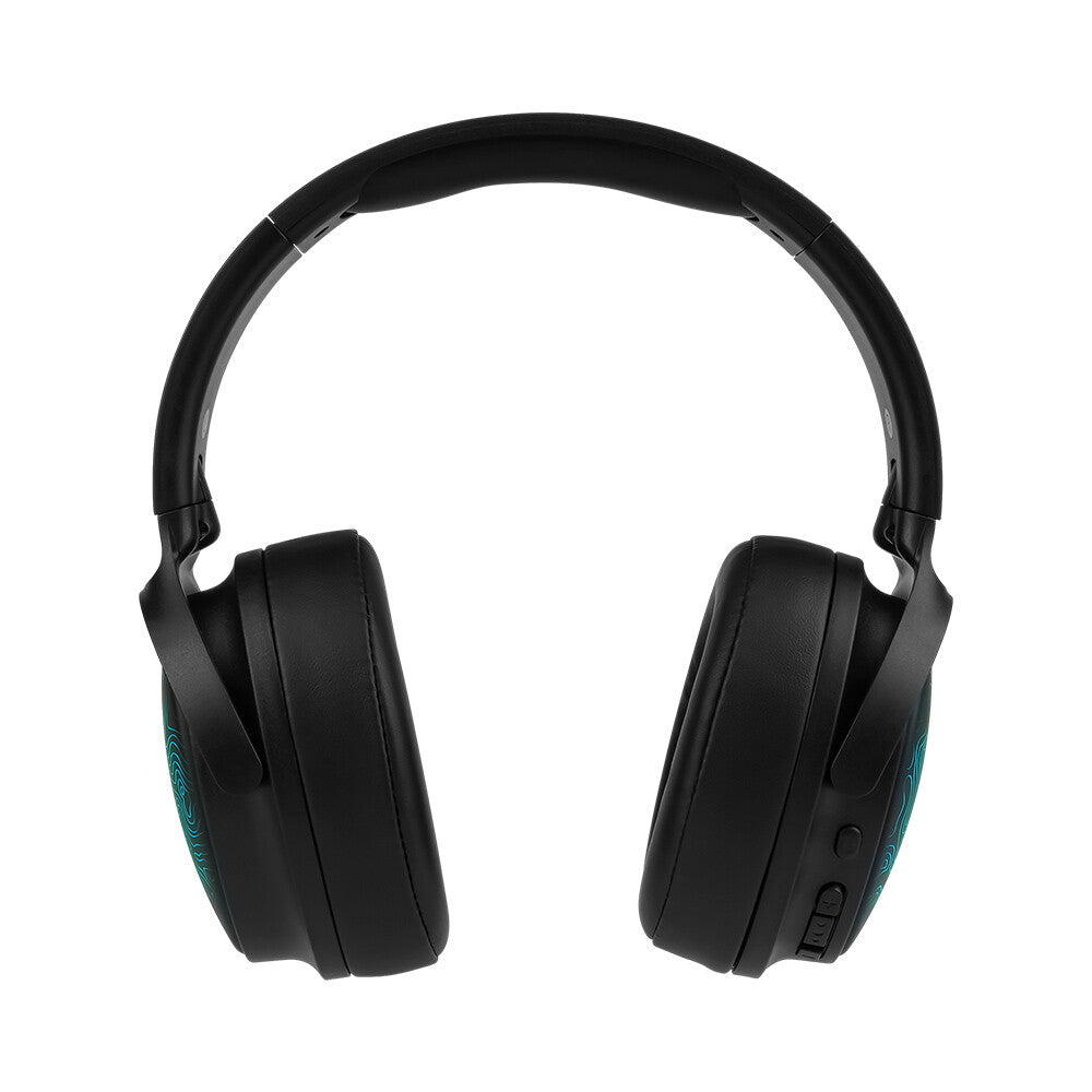 Vorago HPB-401-LED audífono y auriculare Auriculares Inalámbrico y alámbrico Diadema Llamadas/Música USB Tipo C Bluetooth Negro